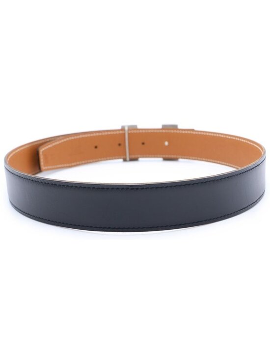 Hermes Constance Belt Brown Black Box Calf Silver 65 main image 6